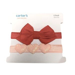 Carter's Red and Pink Hair Accessories Set